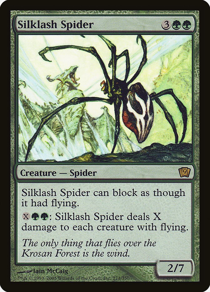 Silklash Spider 271★/350 (9th Edition)  - Foil | Good Games Modbury