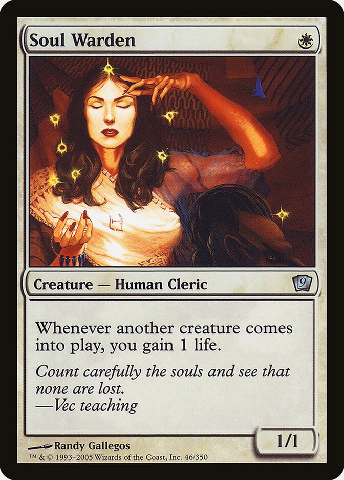 Soul Warden 46★/350 (9th Edition)  - Foil | Good Games Modbury