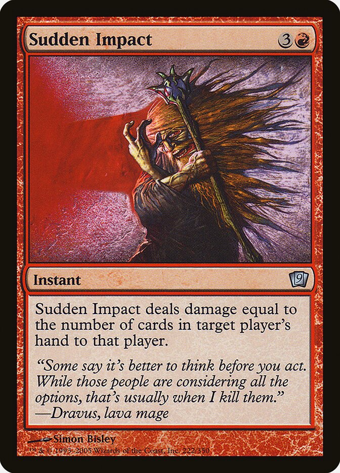 Sudden Impact 222★/350 (9th Edition)  - Foil | Good Games Modbury