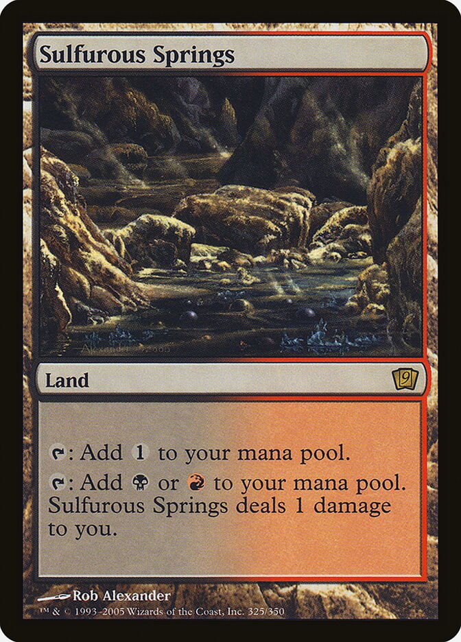 Sulfurous Springs 325★/350 (9th Edition)  - Foil | Good Games Modbury