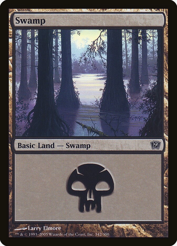 Swamp 342★/350 (9th Edition)  - Foil | Good Games Modbury