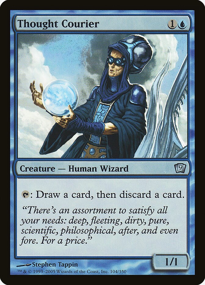 Thought Courier 104★/350 (9th Edition)  - Foil | Good Games Modbury