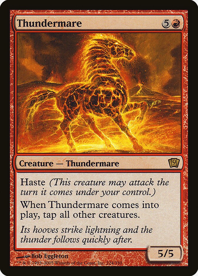 Thundermare 224★/350 (9th Edition)  - Foil | Good Games Modbury