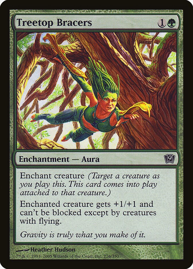 Treetop Bracers 276★/350 (9th Edition)  - Foil | Good Games Modbury