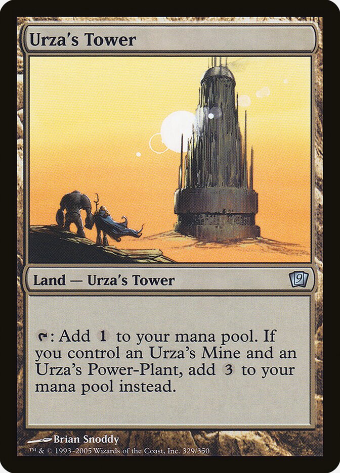 Urza's Tower 329★/350 (9th Edition)  - Foil | Good Games Modbury