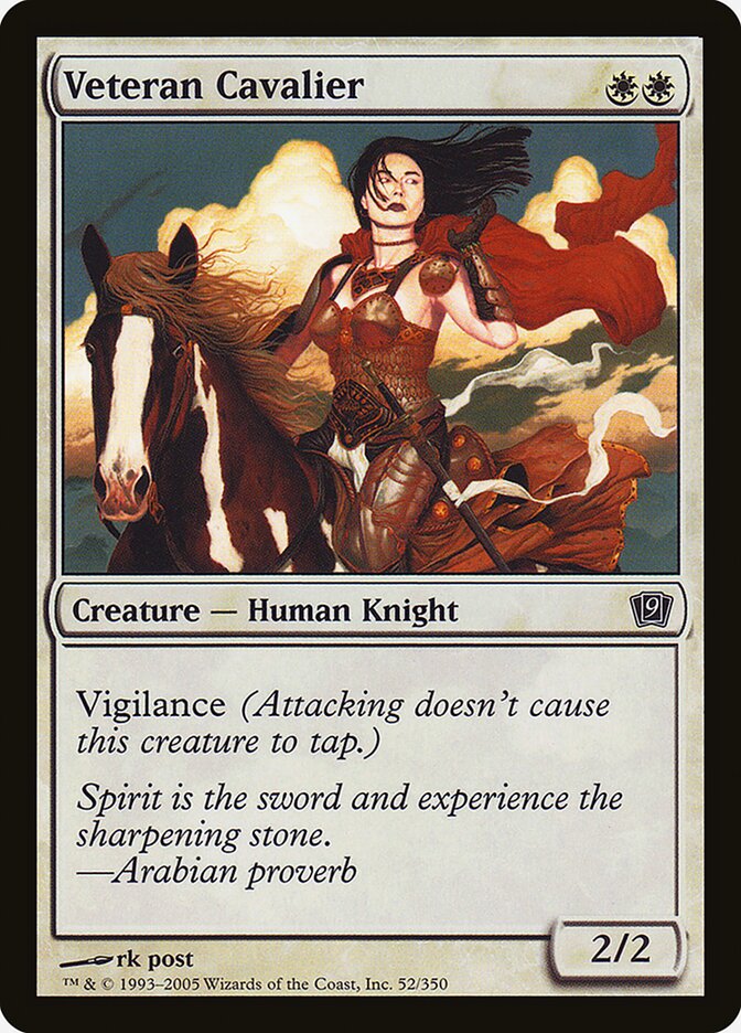 Veteran Cavalier 52★/350 (9th Edition)  - Foil | Good Games Modbury