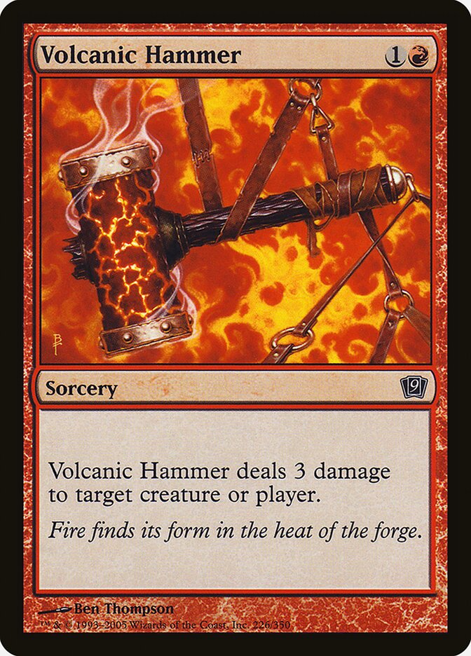 Volcanic Hammer 226★/350 (9th Edition)  - Foil | Good Games Modbury