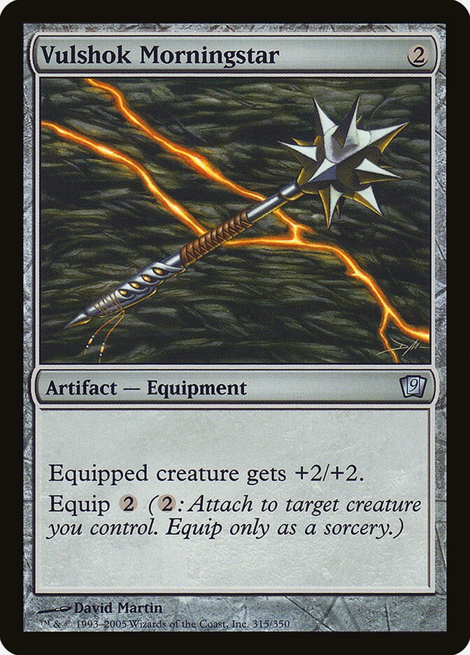 Vulshok Morningstar 315★/350 (9th Edition)  - Foil | Good Games Modbury