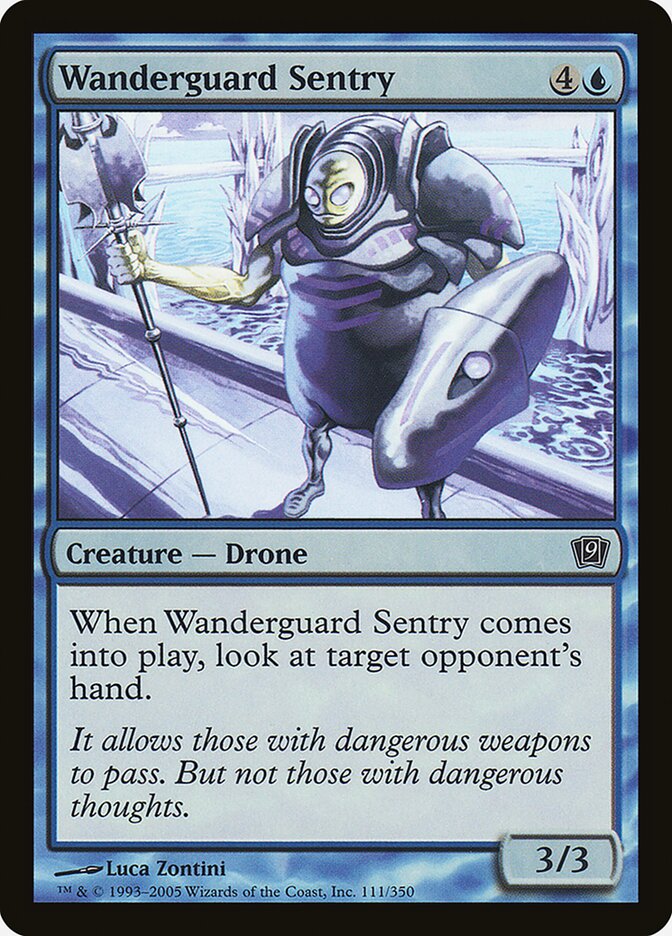 Wanderguard Sentry 111★/350 (9th Edition)  - Foil | Good Games Modbury
