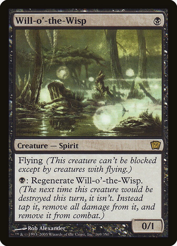 Will-o'-the-Wisp 169★/350 (9th Edition)  - Foil | Good Games Modbury