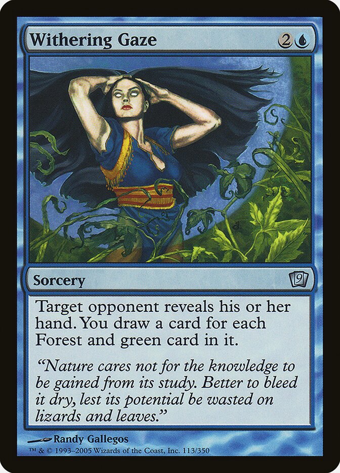 Withering Gaze 113★/350 (9th Edition)  - Foil | Good Games Modbury