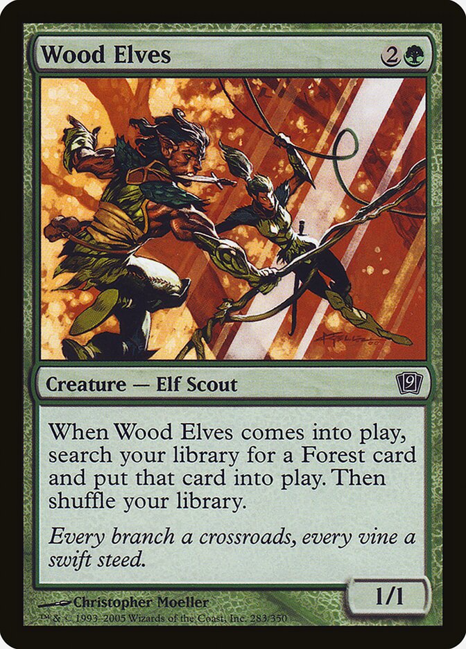 Wood Elves 283★/350 (9th Edition)  - Foil | Good Games Modbury