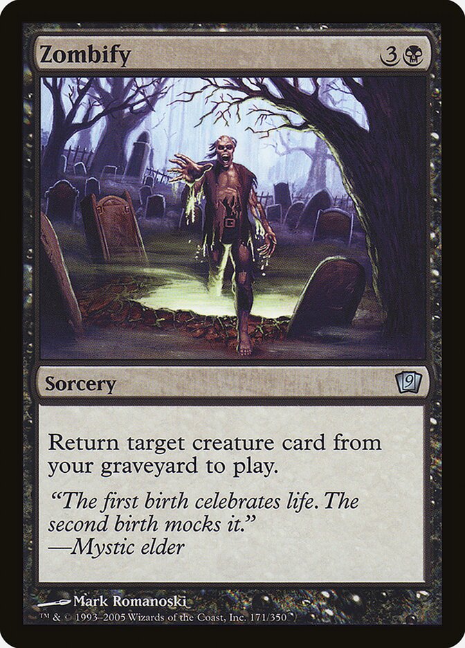 Zombify 171★/350 (9th Edition)  - Foil | Good Games Modbury
