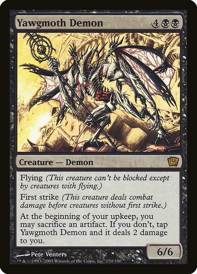 Yawgmoth Demon 170★/350 (9th Edition)  - Foil | Good Games Modbury