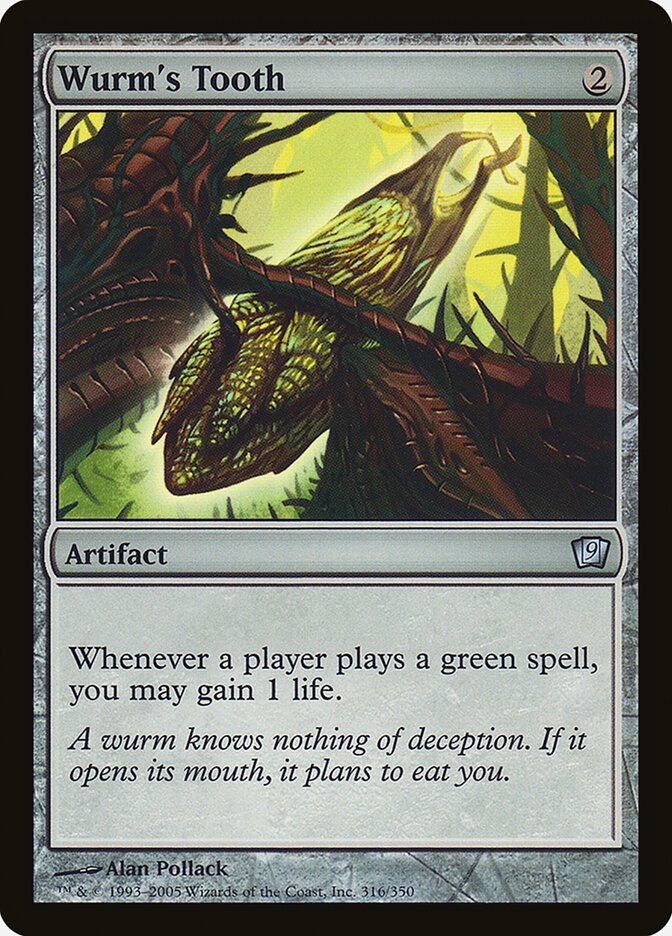 Wurm's Tooth 316★/350 (9th Edition)  - Foil | Good Games Modbury