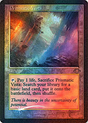 Prismatic Vista 40 (Modern Horizons)  - Retro Etched Foil | Good Games Modbury