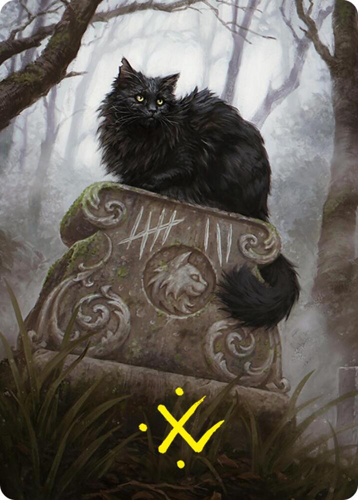 Nine Lives Familiar 2 Art Card 36 54 Gold Stamped Signature 36 (Art Series: Foundations)  | Good Games Modbury