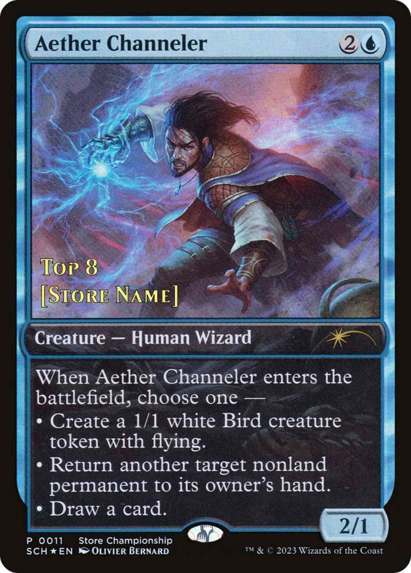 Aether Channeler (Store Stamped) 11 (Game Day & Store Championship Promos)  - Full Art | Good Games Modbury