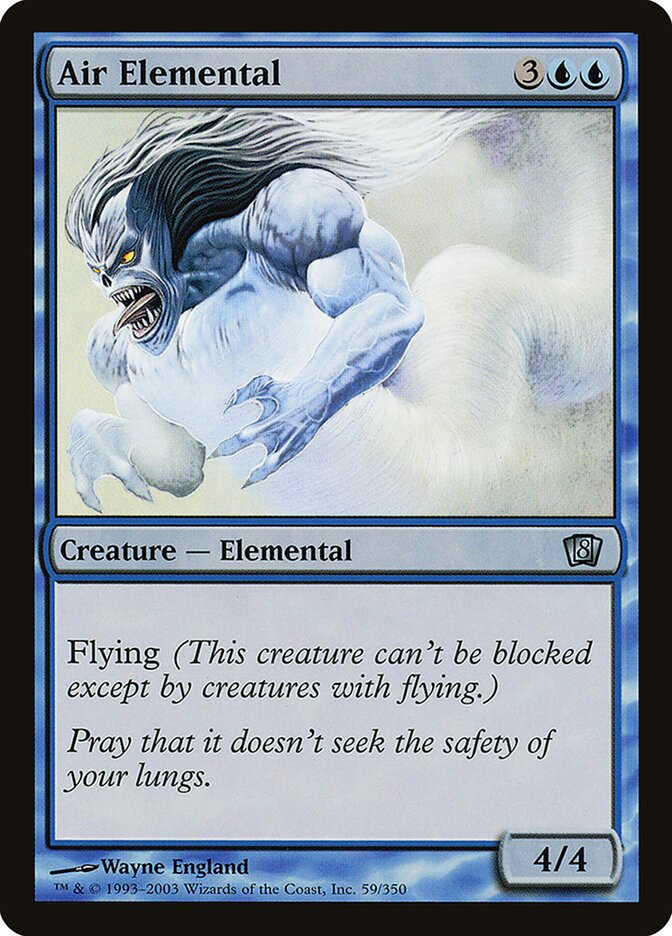 Air Elemental 59★/350 (8th Edition)  - Foil | Good Games Modbury
