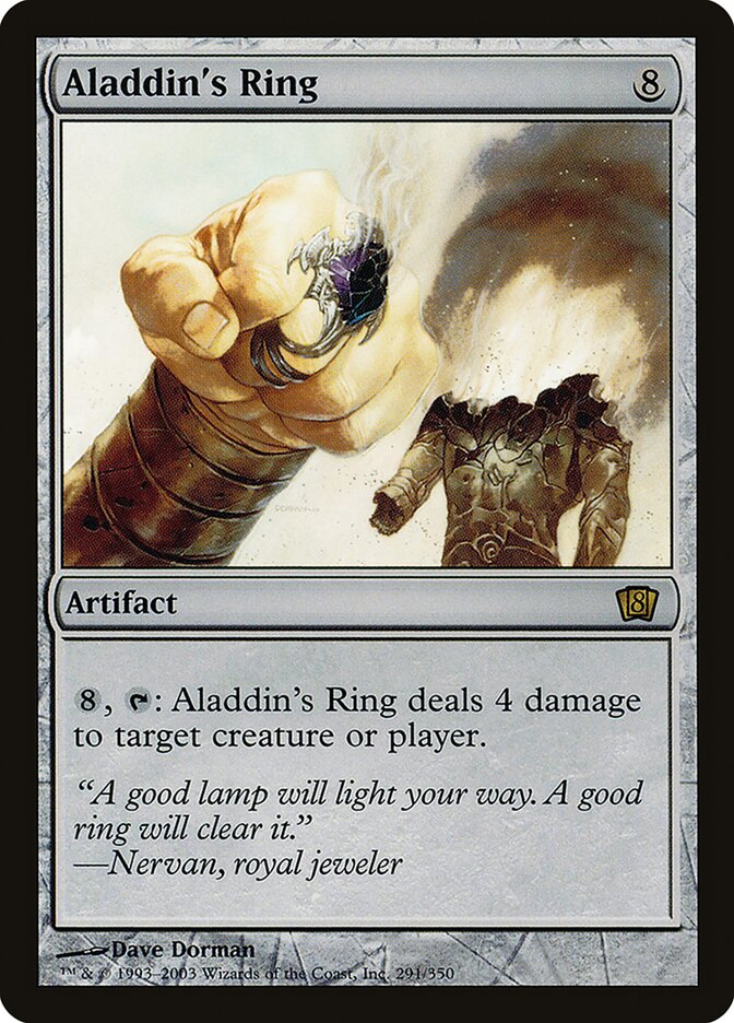 Aladdin's Ring 291/350 (8th Edition)  - Foil | Good Games Modbury