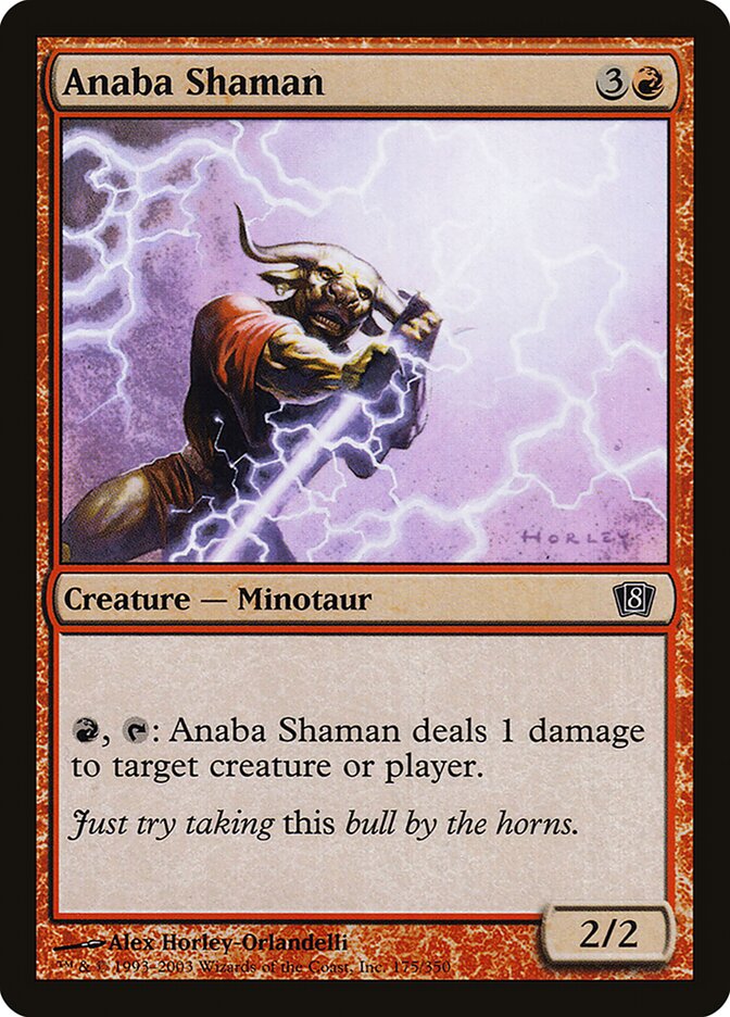 Anaba Shaman 175/350 (8th Edition)  - Foil | Good Games Modbury