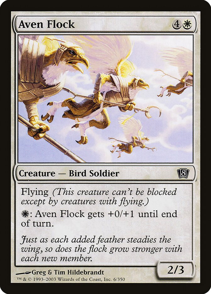 Aven Flock 6★/350 (8th Edition)  - Foil | Good Games Modbury