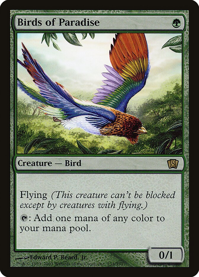 Birds of Paradise 233/350 (8th Edition)  - Foil | Good Games Modbury