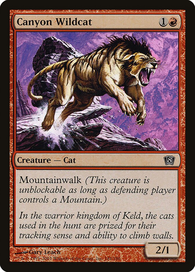 Canyon Wildcat 181/350 (8th Edition)  - Foil | Good Games Modbury