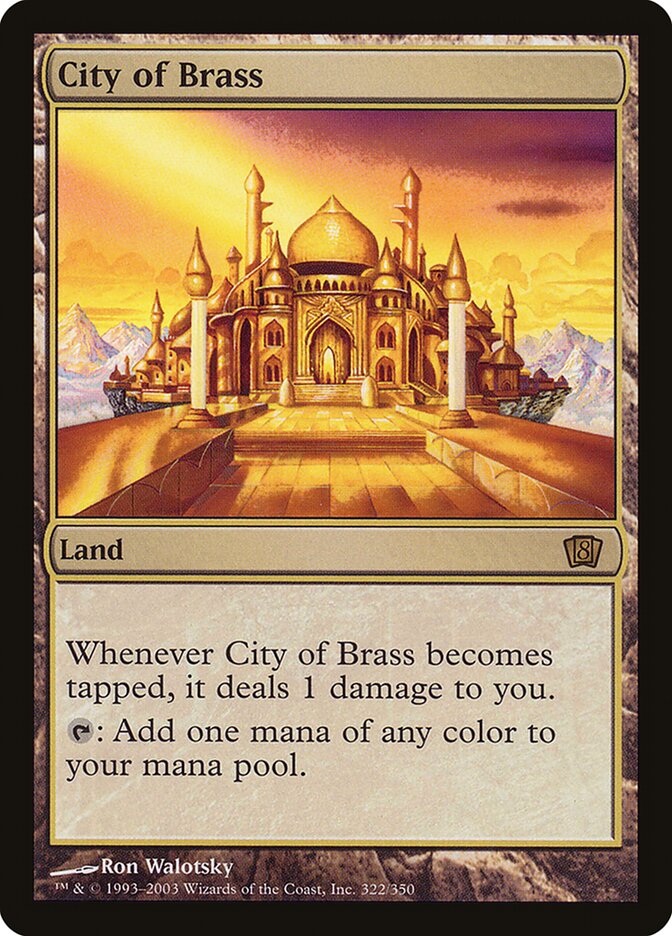 City of Brass 322/350 (8th Edition)  - Foil | Good Games Modbury