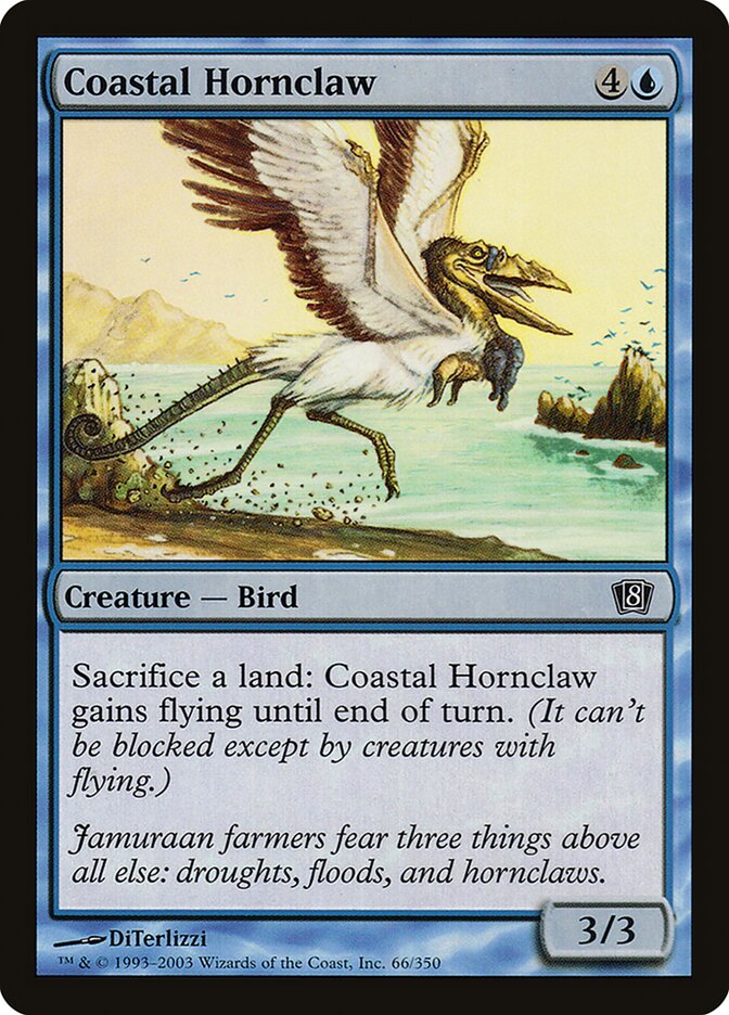Coastal Hornclaw 66★/350 (8th Edition)  - Foil | Good Games Modbury