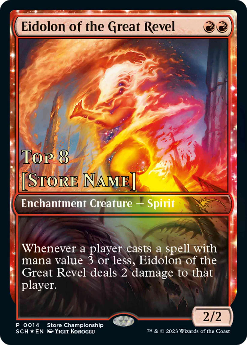 Eidolon of the Great Revel (Store Stamped) 14 (Game Day & Store Championship Promos)  - Full Art | Good Games Modbury