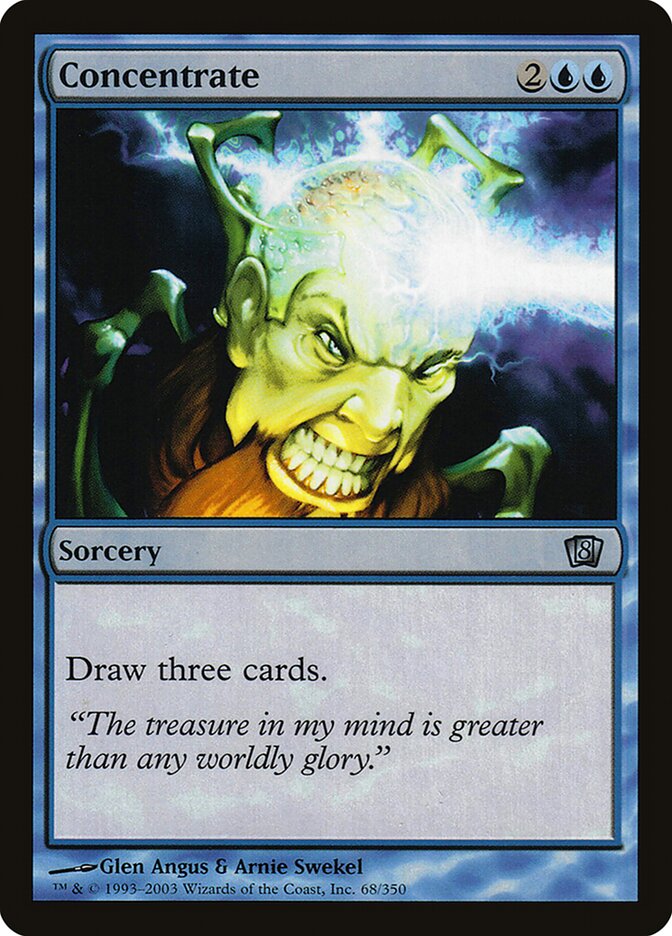 Concentrate 68★/350 (8th Edition)  - Foil | Good Games Modbury