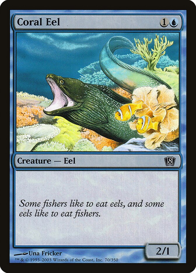Coral Eel 70 (8th Edition)  - Foil | Good Games Modbury