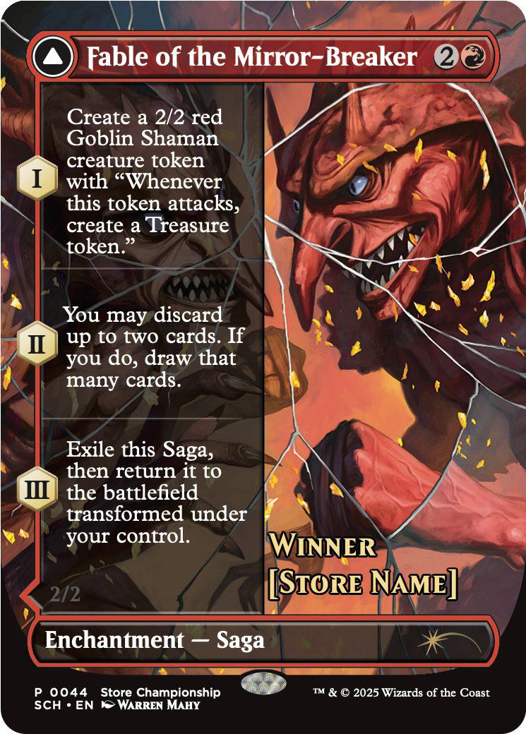 Fable of the Mirror-Breaker (Store Stamped) 44 (Game Day & Store Championship Promos)  - Borderless | Good Games Modbury
