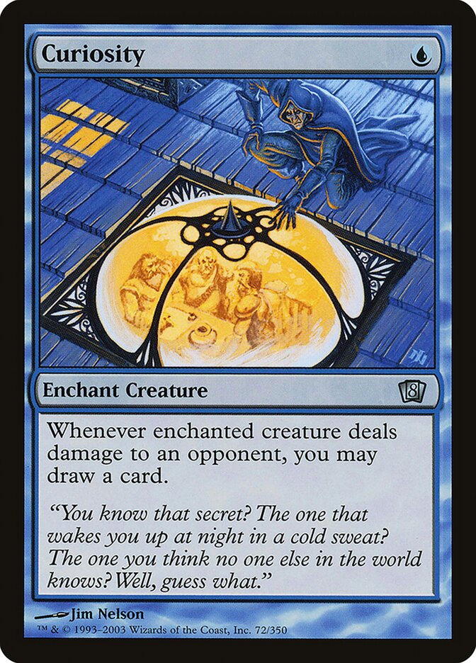 Curiosity 72★/350 (8th Edition)  - Foil | Good Games Modbury