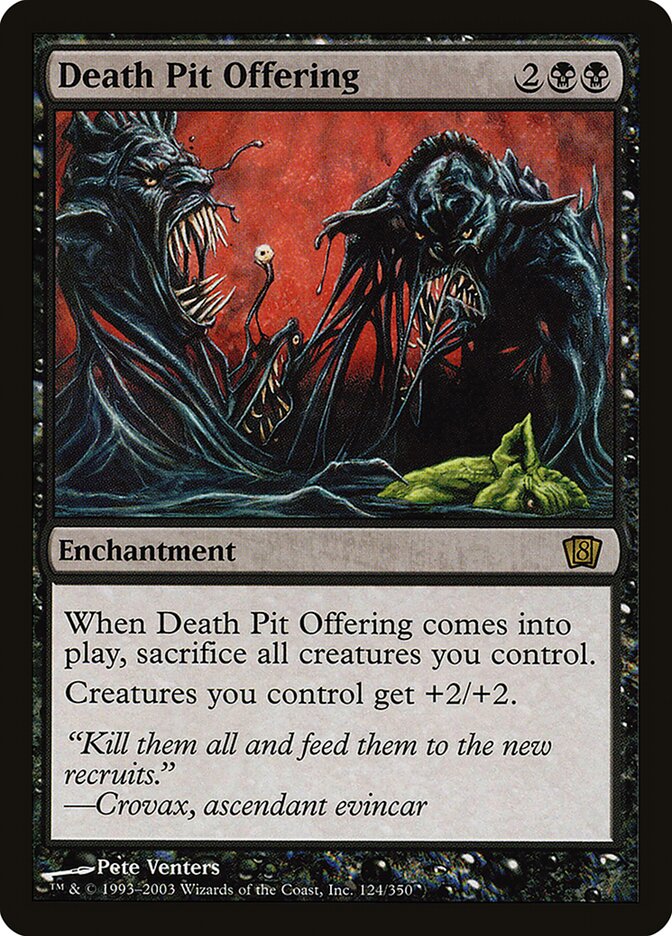 Death Pit Offering 124/350 (8th Edition)  - Foil | Good Games Modbury