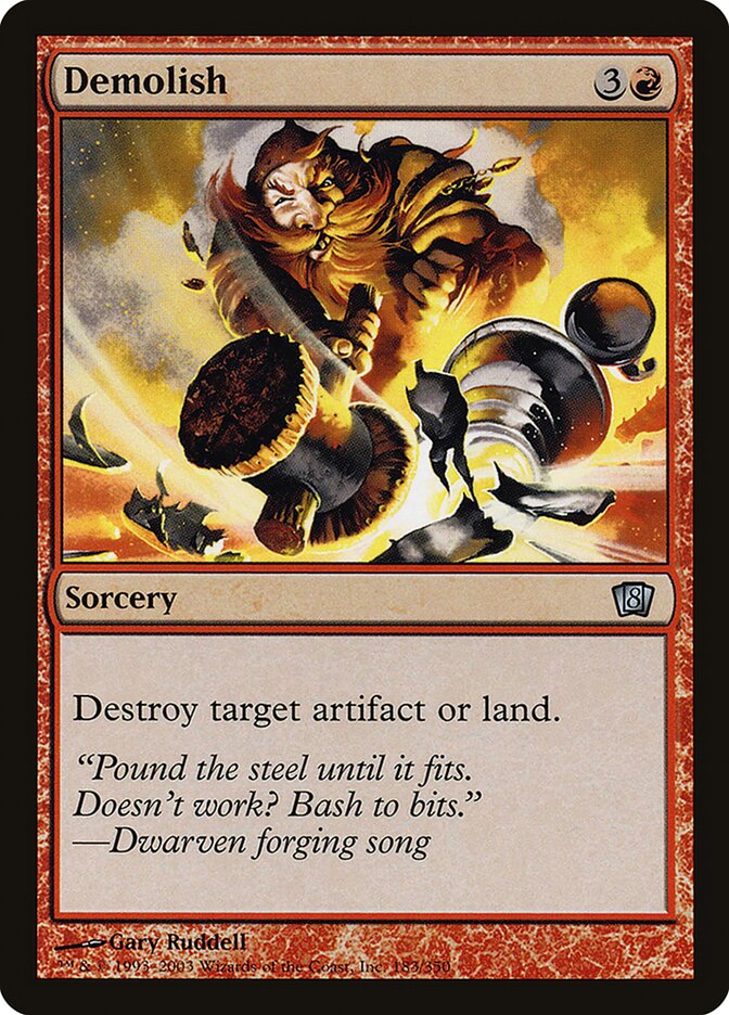 Demolish 183/350 (8th Edition)  - Foil | Good Games Modbury