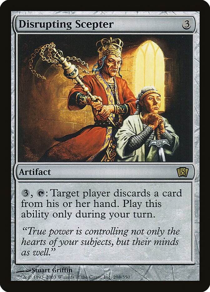 Disrupting Scepter 298/350 (8th Edition)  - Foil | Good Games Modbury