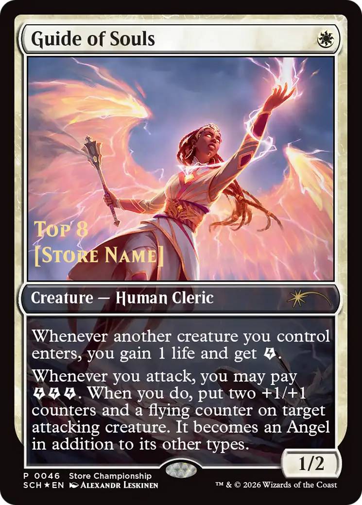 Guide of Souls (Store Stamped) 46/49 (Game Day & Store Championship Promos)  - Full Art | Good Games Modbury