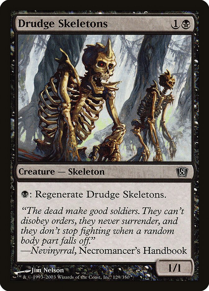 Drudge Skeletons 129/350 (8th Edition)  - Foil | Good Games Modbury