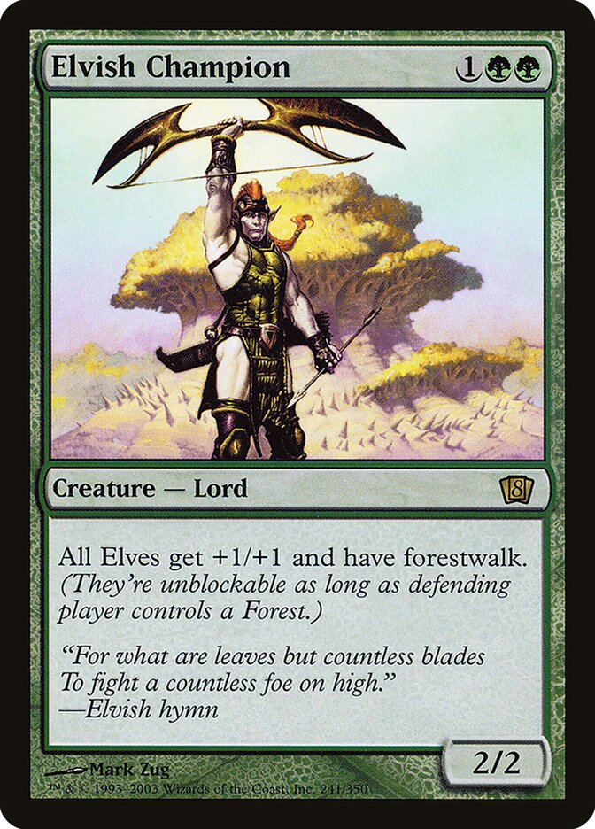 Elvish Champion 241/350 (8th Edition)  - Foil | Good Games Modbury