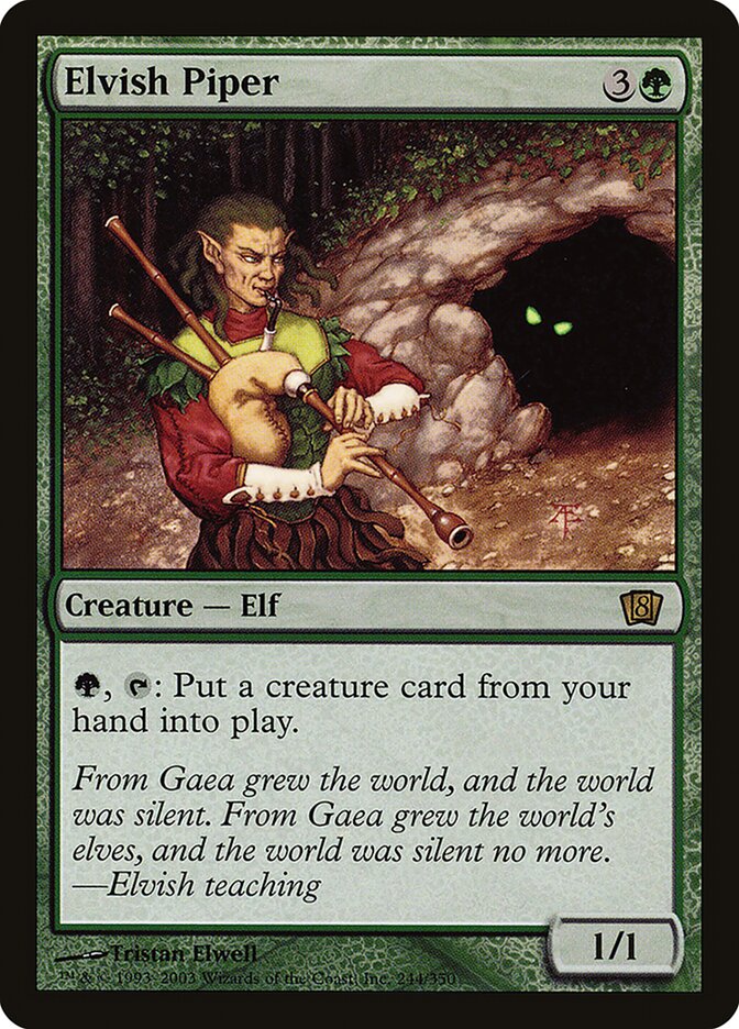 Elvish Piper 244/350 (8th Edition)  - Foil | Good Games Modbury