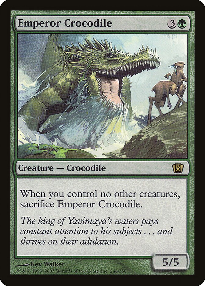 Emperor Crocodile 246/350 (8th Edition)  - Foil | Good Games Modbury