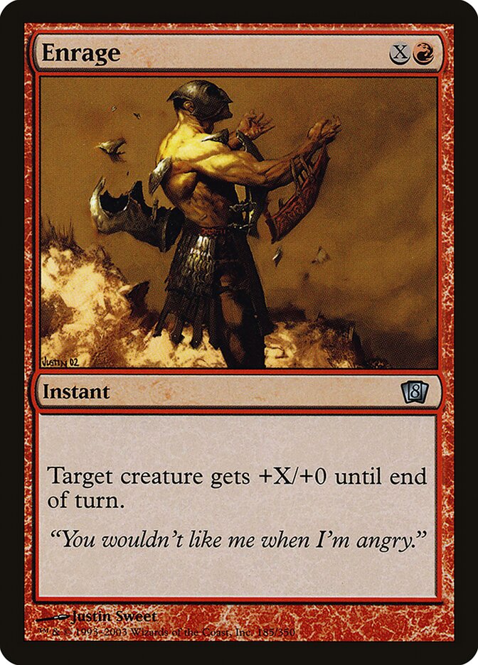 Enrage 185/350 (8th Edition)  - Foil | Good Games Modbury