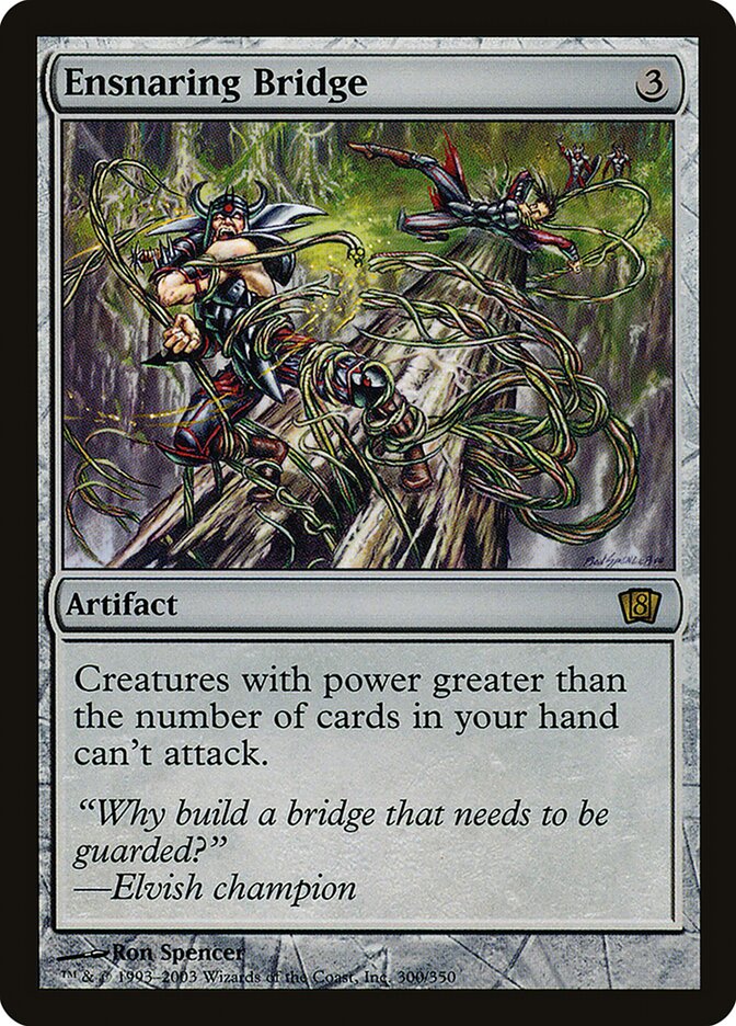 Ensnaring Bridge 300/350 (8th Edition)  - Foil | Good Games Modbury