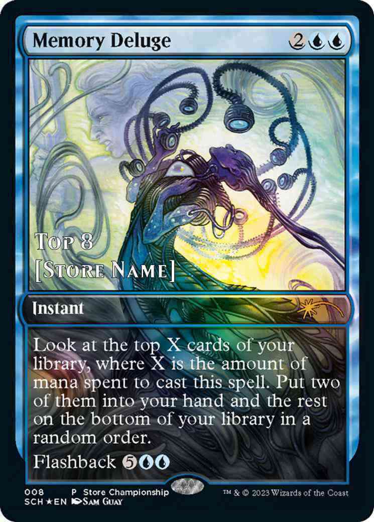 Memory Deluge (Store Stamped) 8 (Game Day & Store Championship Promos)  - Full Art | Good Games Modbury