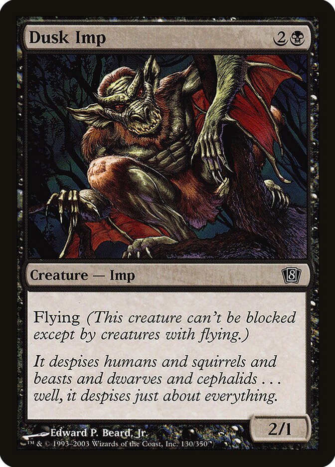 Dusk Imp 130/350 (8th Edition)  - Foil | Good Games Modbury