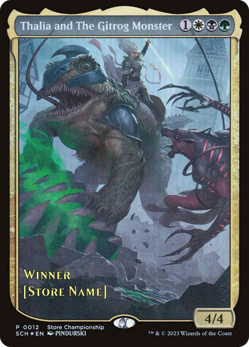 Thalia and The Gitrog Monster (Store Stamped) 12 (Game Day & Store Championship Promos)  - Textless | Good Games Modbury