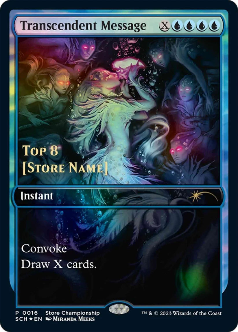 Transcendent Message (Store Stamped) 16 (Game Day & Store Championship Promos)  - Full Art | Good Games Modbury