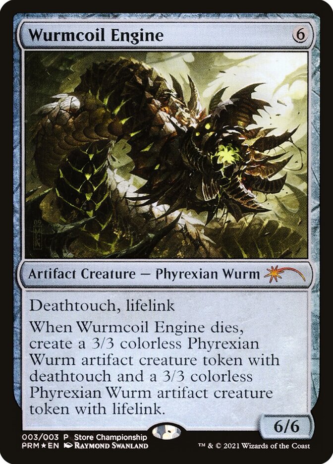 Wurmcoil Engine 3/6 (Game Day & Store Championship Promos)  - Foil | Good Games Modbury